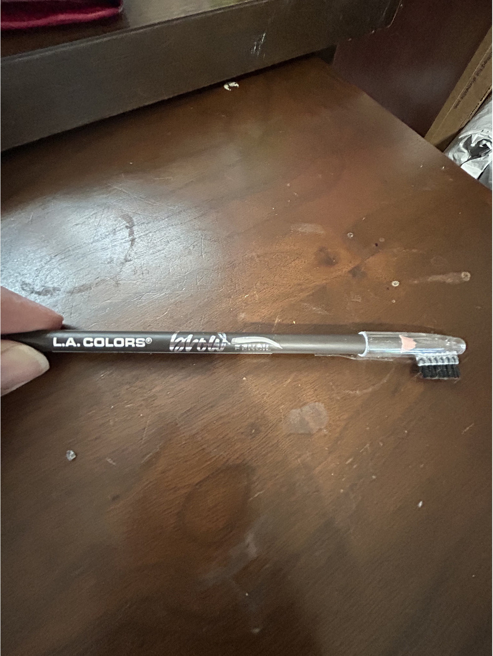 L.A. COLORS Waterproof Eyebrow Pencil with Brush - Brown
